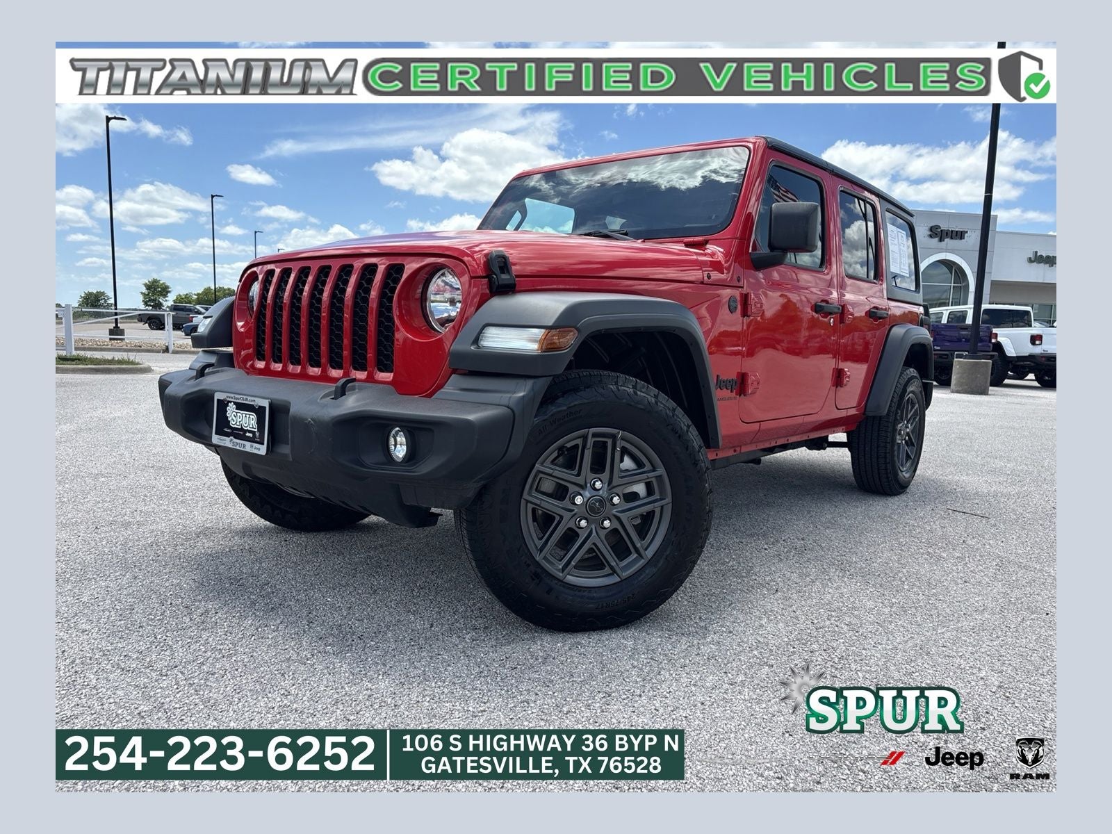 2024 Jeep Wrangler 4-Door Sport S 4x4