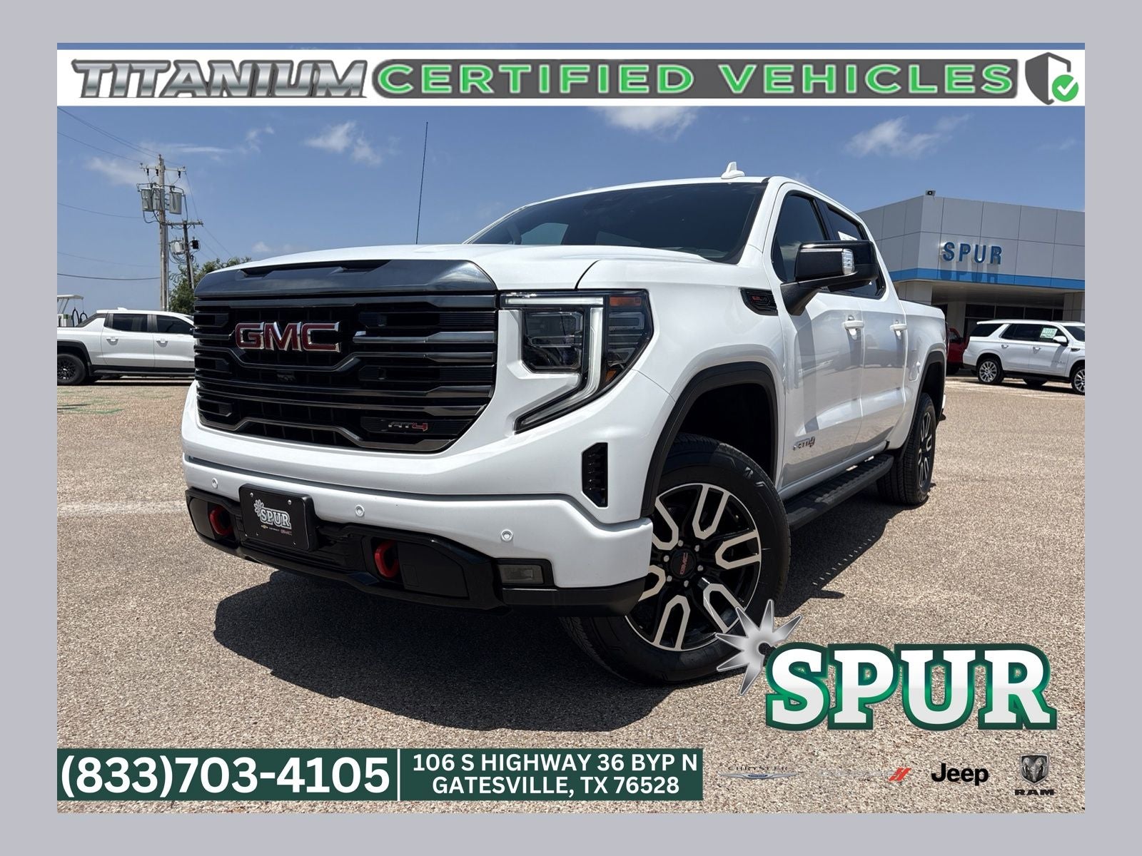 2024 GMC Sierra 1500 4WD Crew Cab Short Box AT4