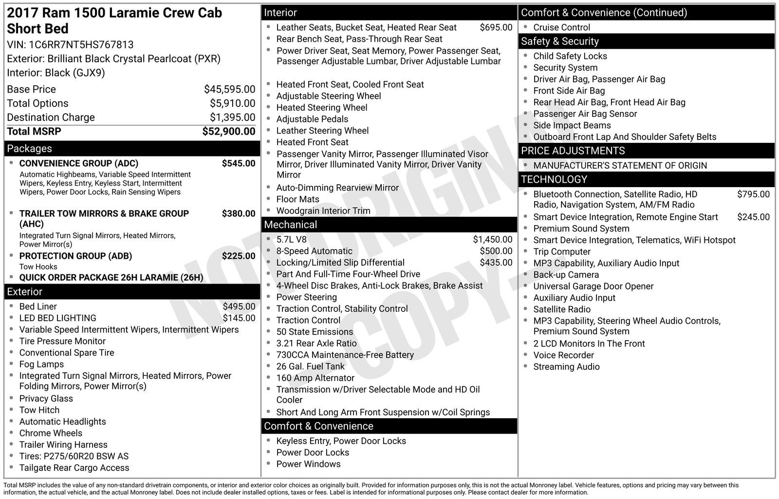 2017 RAM 1500 Laramie