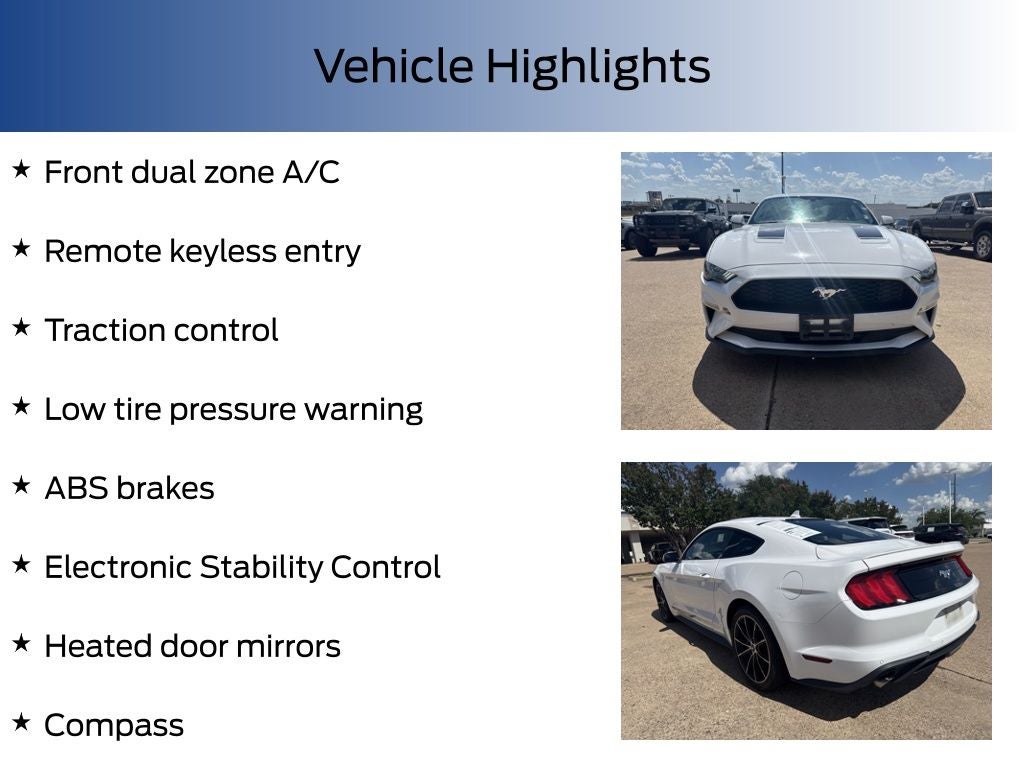 2020 Ford Mustang EcoBoost