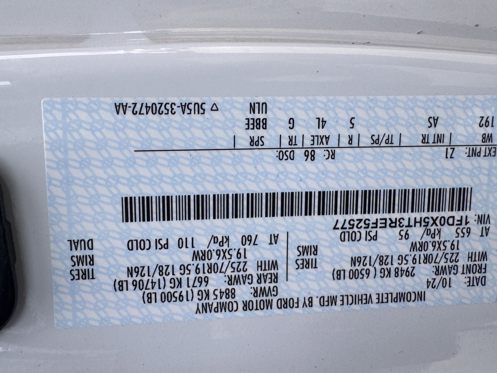 2024 Ford F-550SD XL Fleet