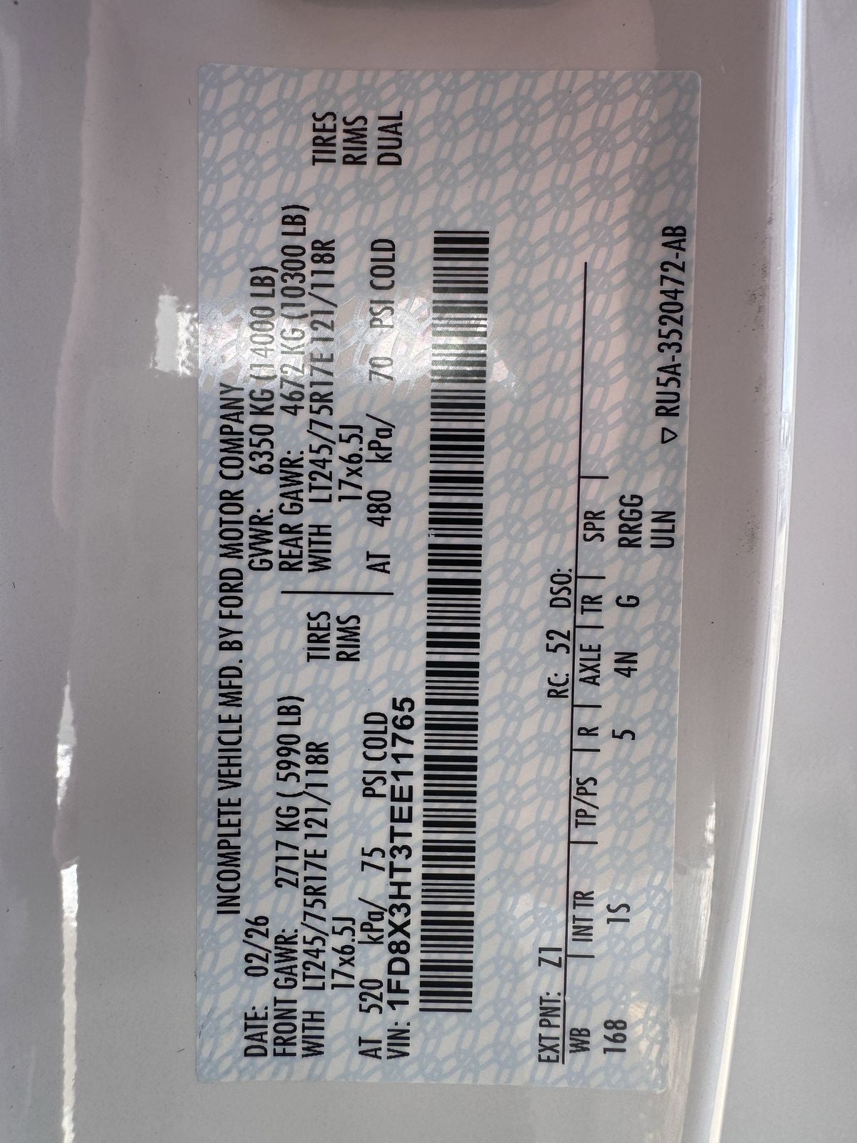 2026 Ford F-350SD XL Fleet