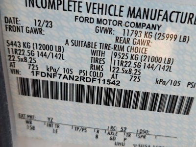2024 Ford F-750SD Base Fleet
