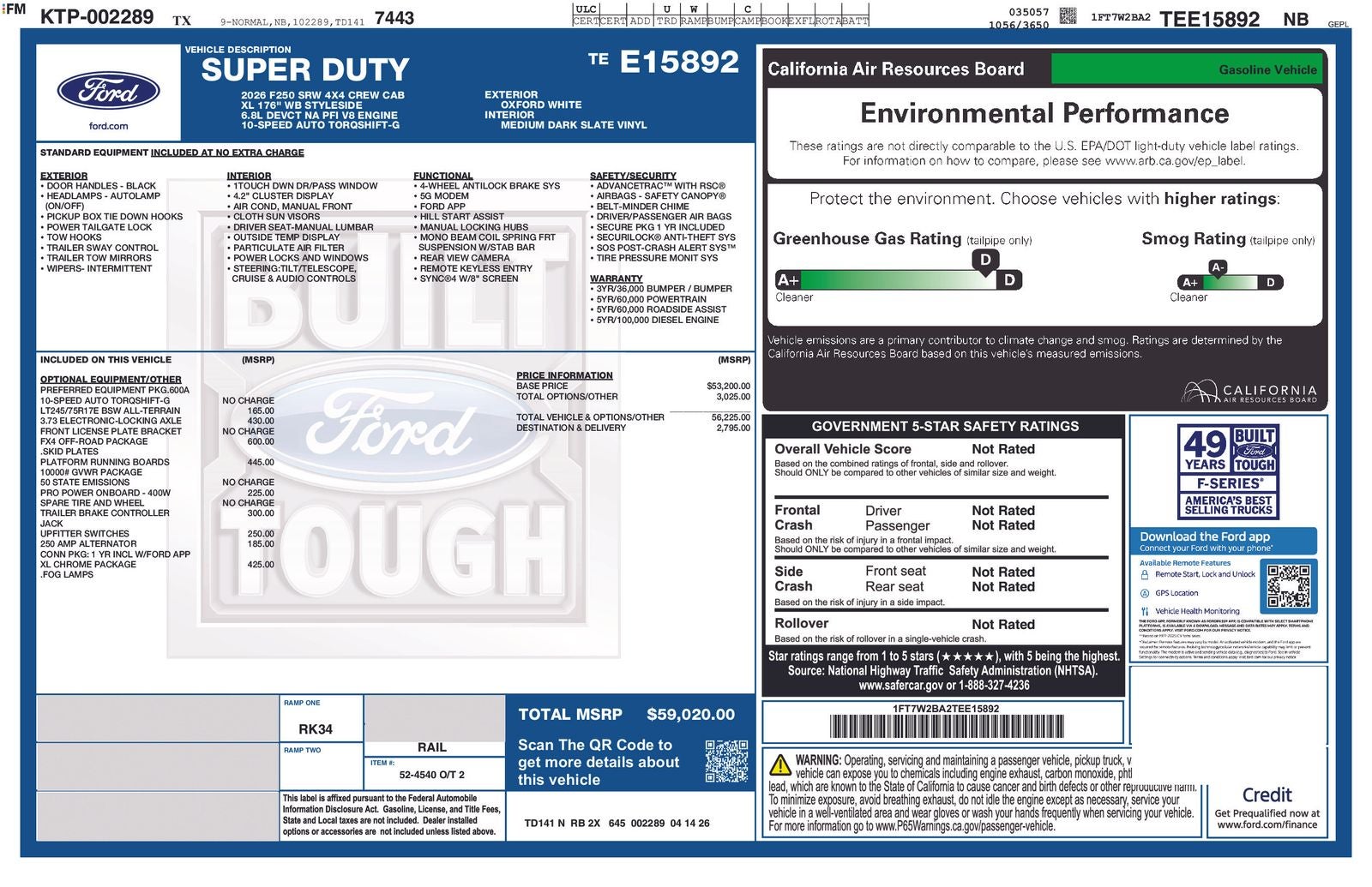 2026 Ford F-250SD F-250® XL