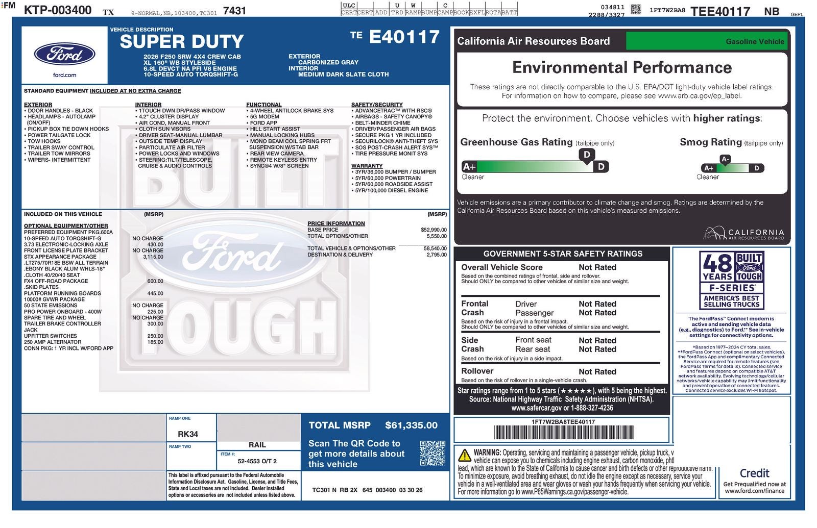 2026 Ford F-250SD F-250® XL