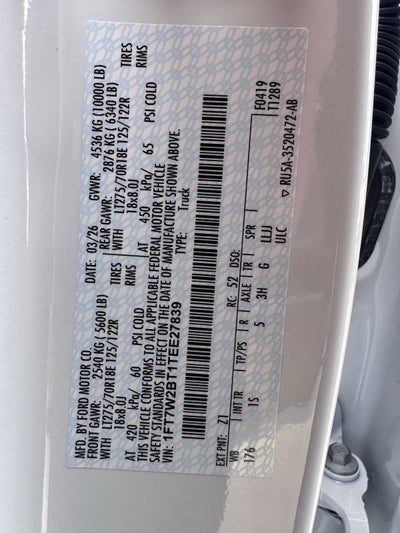 2026 Ford F-250SD F-250® XL