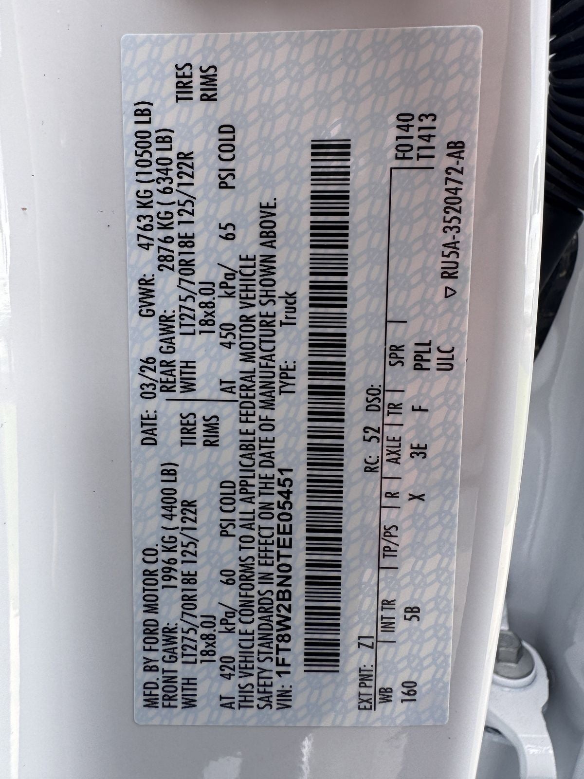 2026 Ford F-250SD F-250® Lariat®