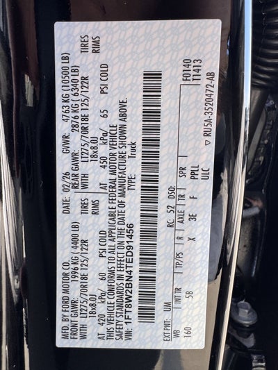 2026 Ford F-250SD F-250® Lariat®