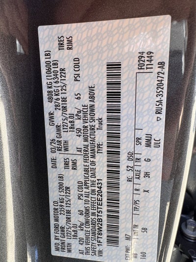 2026 Ford F-250SD F-250® Lariat®