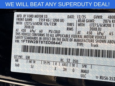 2026 Ford F-250SD F-250® Lariat®