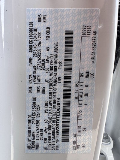 2026 Ford F-250SD F-250® Lariat®