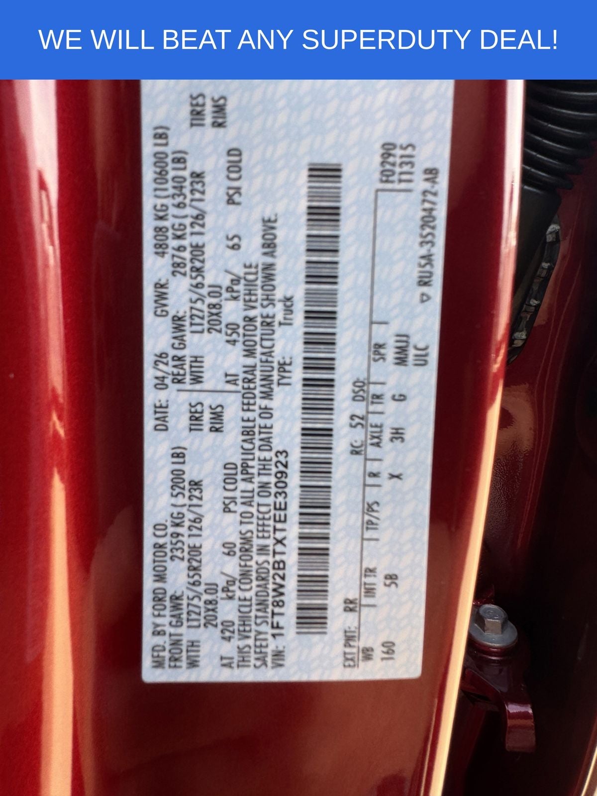 2026 Ford F-250SD F-250® Lariat®