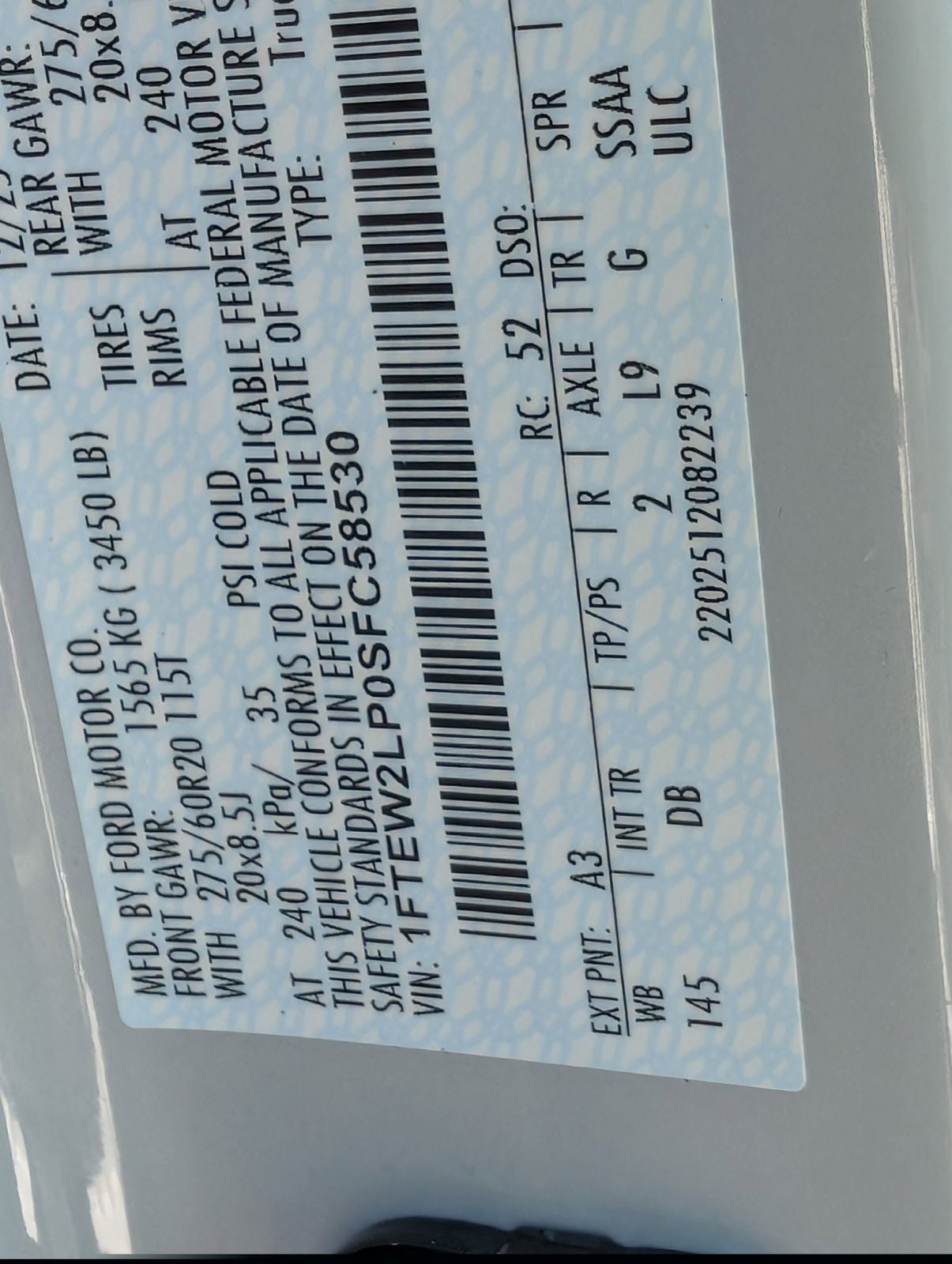 2025 Ford F-150 STX Fleet