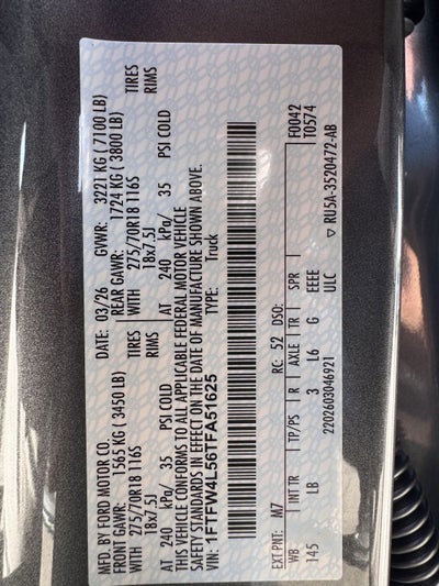 2026 Ford F-150 Tremor®