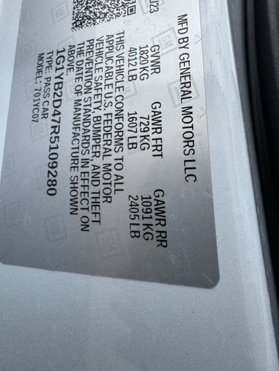 2024 Chevrolet Corvette Stingray 2LT