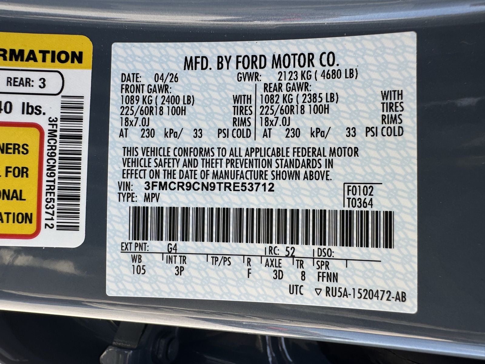 2026 Ford Bronco Sport Outer Banks
