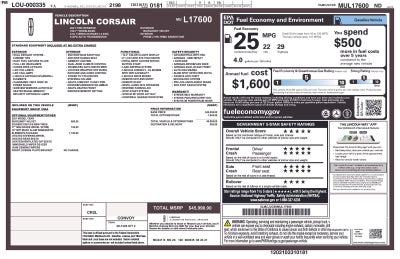 2021 Lincoln Corsair Reserve
