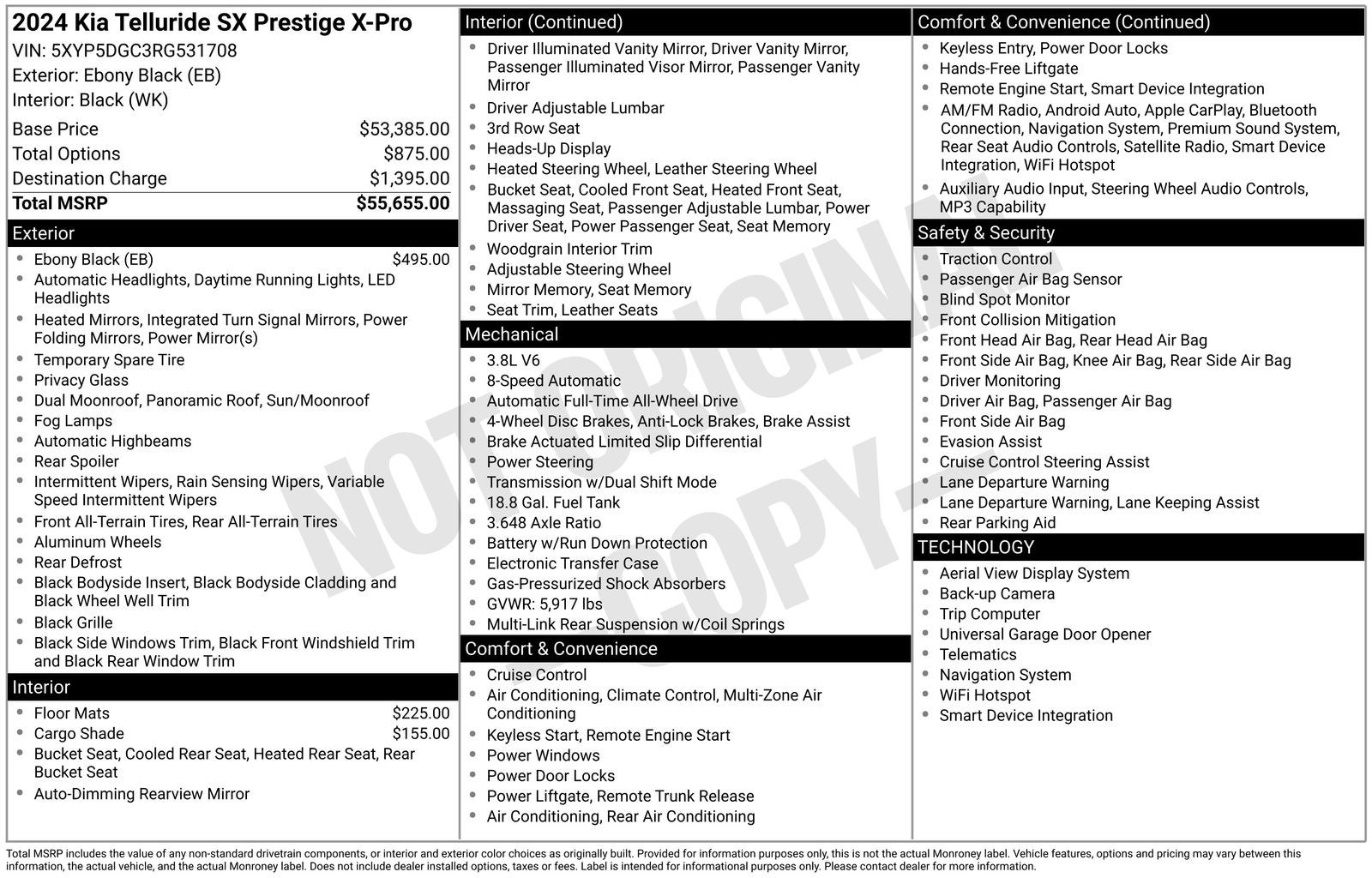 2024 Kia Telluride SX-Prestige X-Pro