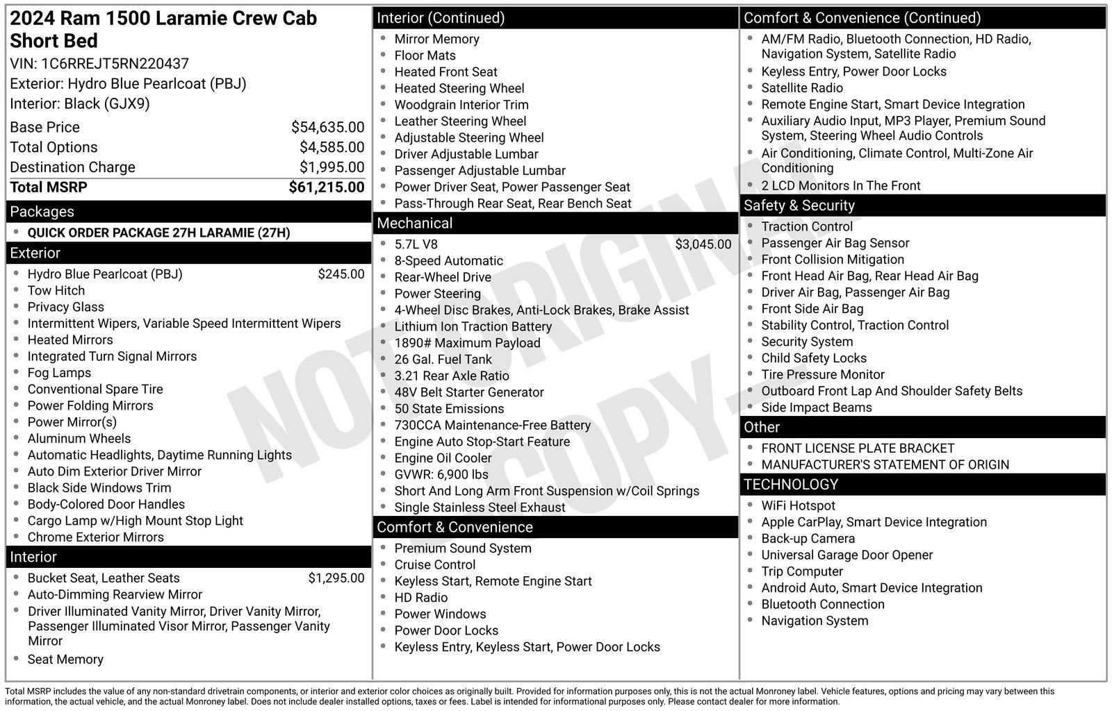 2024 RAM 1500 Laramie