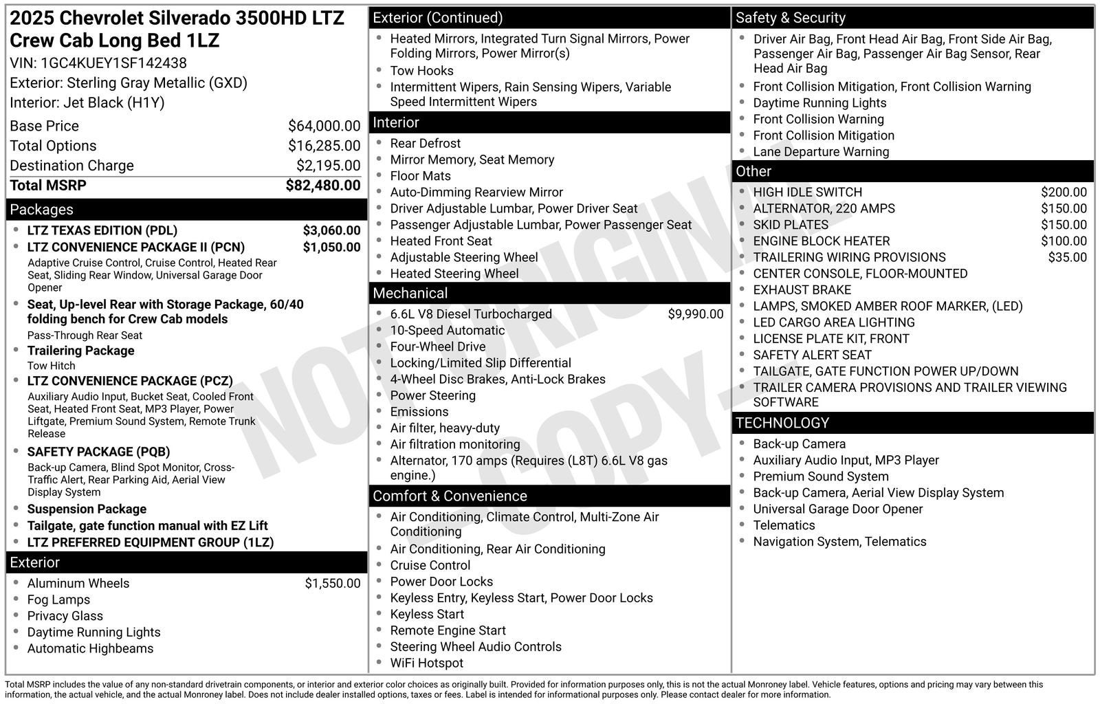 2025 Chevrolet Silverado 3500 HD LTZ DRW