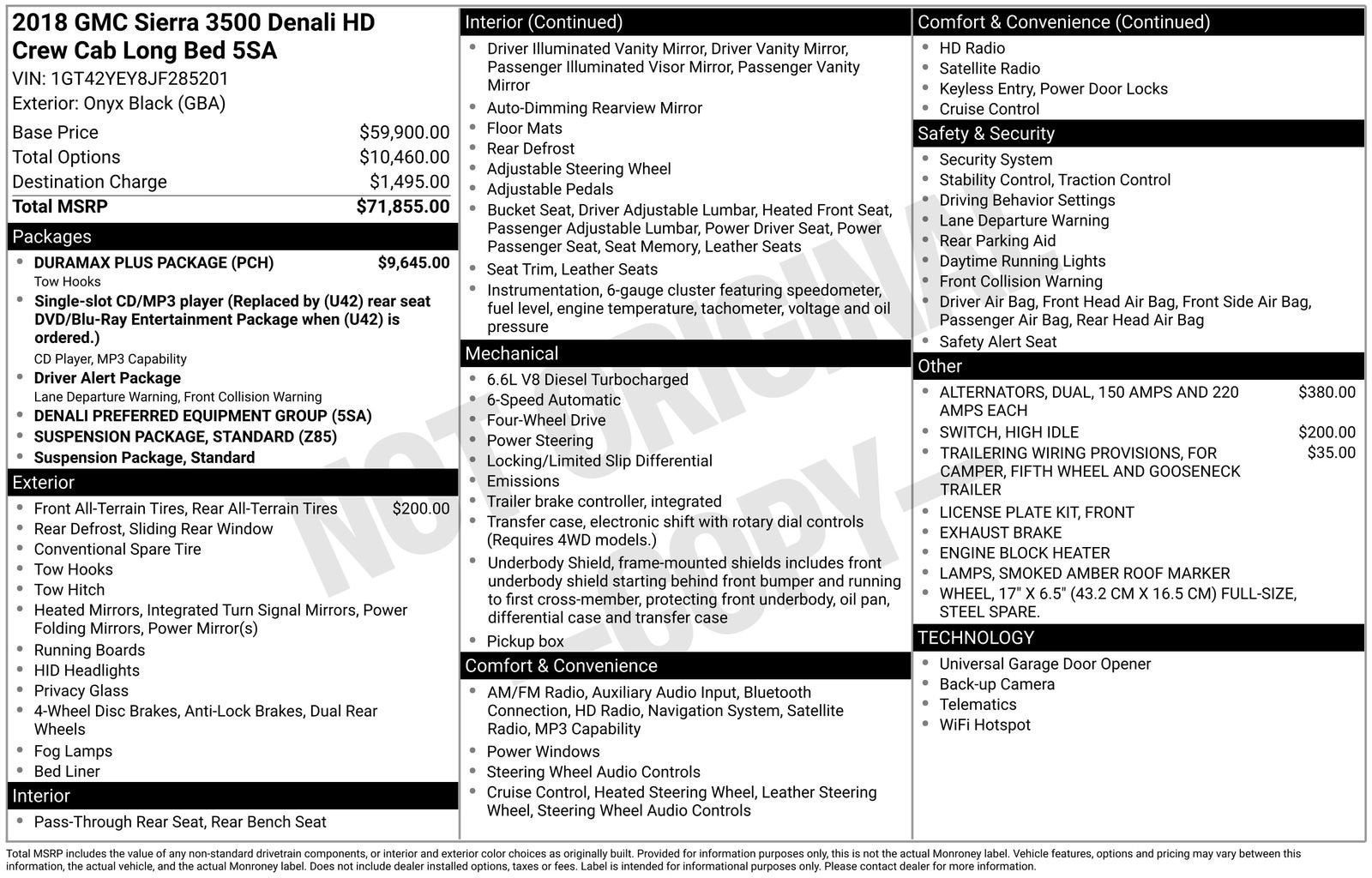 2018 GMC Sierra 3500 HD Denali