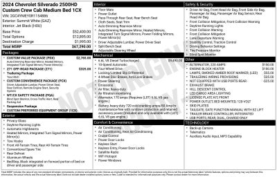 2024 Chevrolet Silverado 2500 HD Custom
