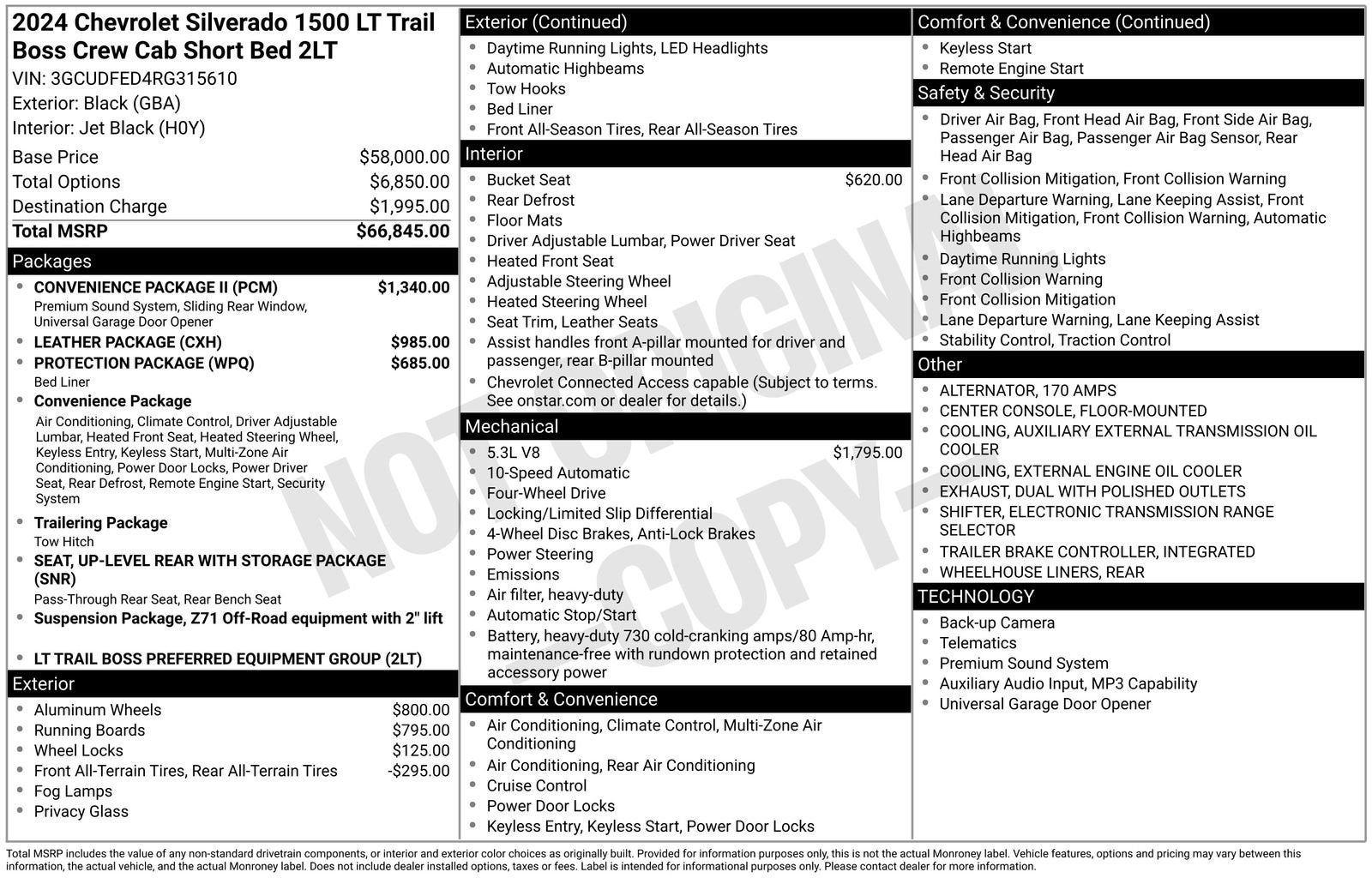 2024 Chevrolet Silverado 1500 LT Trail Boss