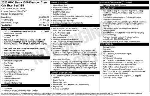 2023 GMC Sierra 1500 Elevation