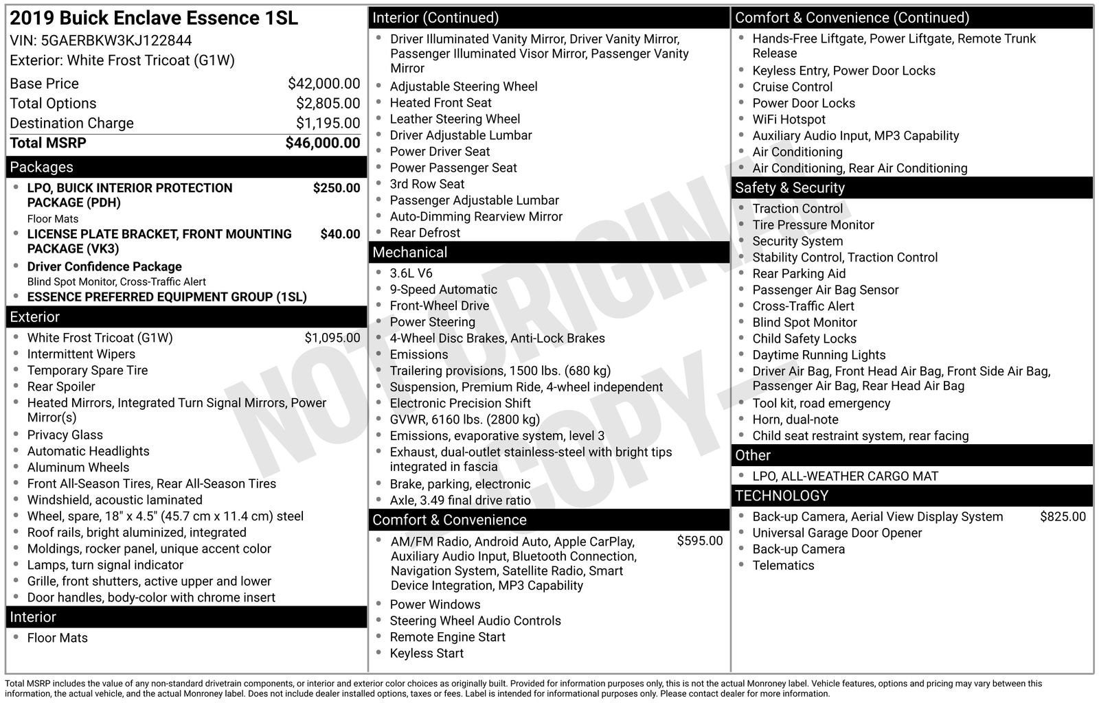 2019 Buick Enclave Essence