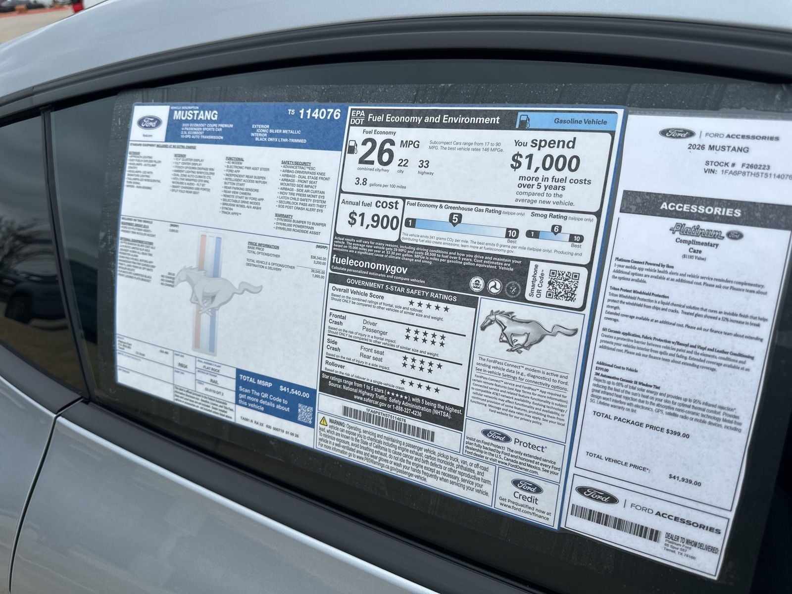 2026 Ford Mustang EcoBoost Premium