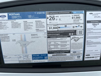 2026 Ford Mustang EcoBoost