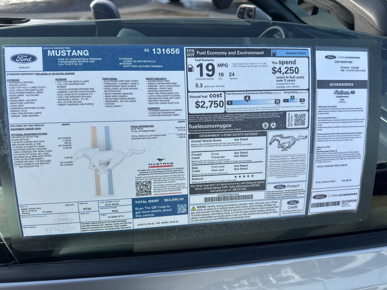 2025 Ford Mustang GT Premium