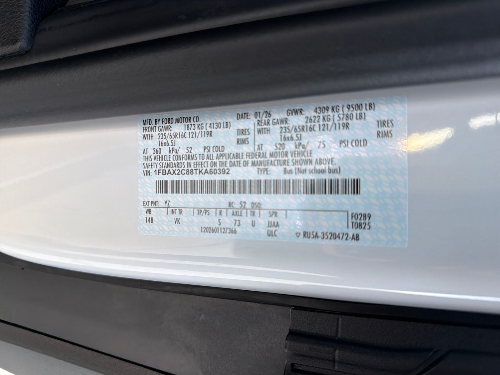 2026 Ford Transit-350 XL