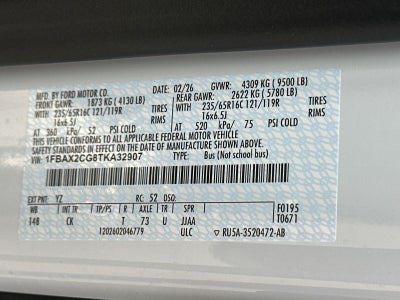 2026 Ford Transit-350 XLT