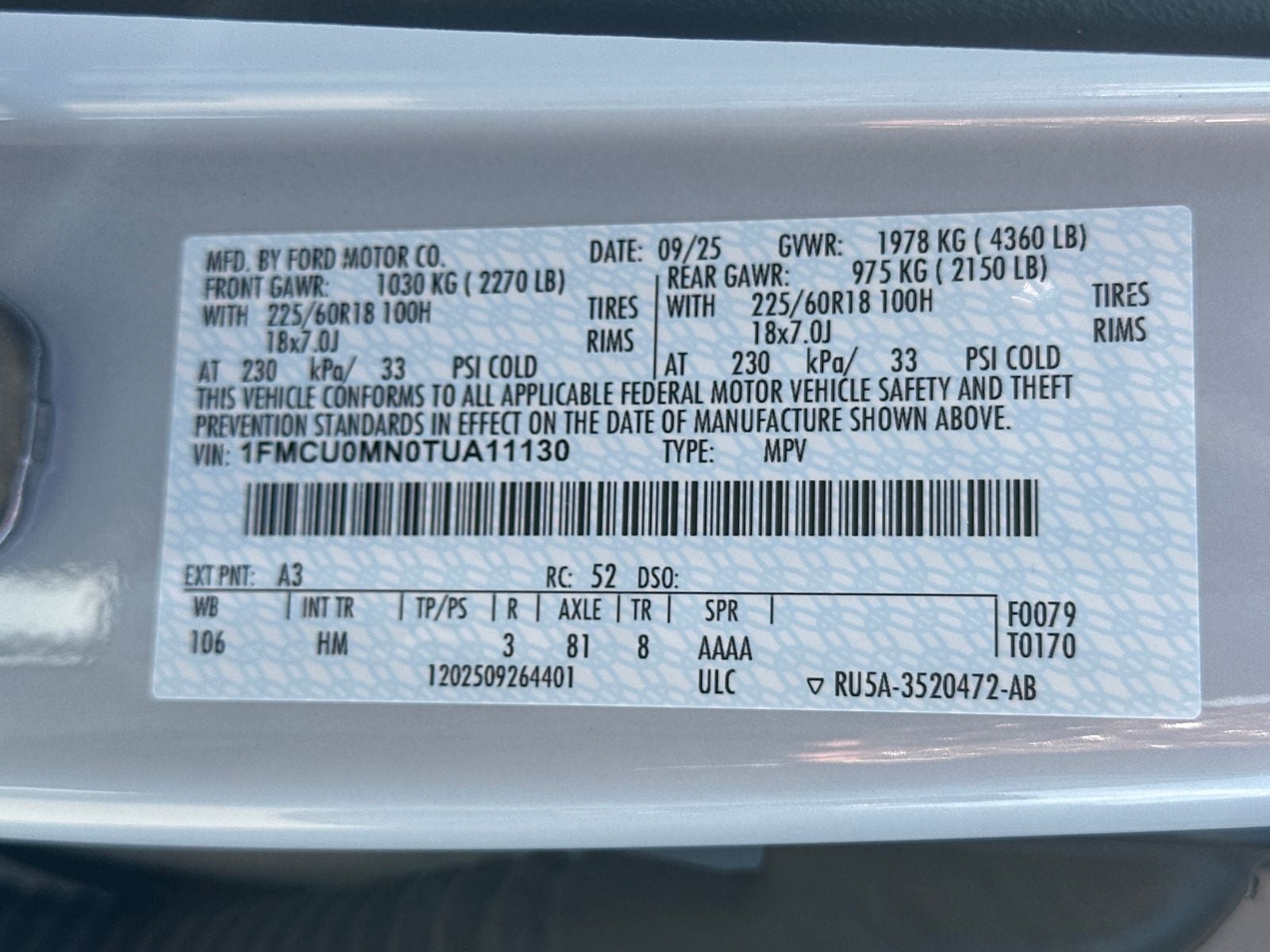 2026 Ford Escape ST-Line