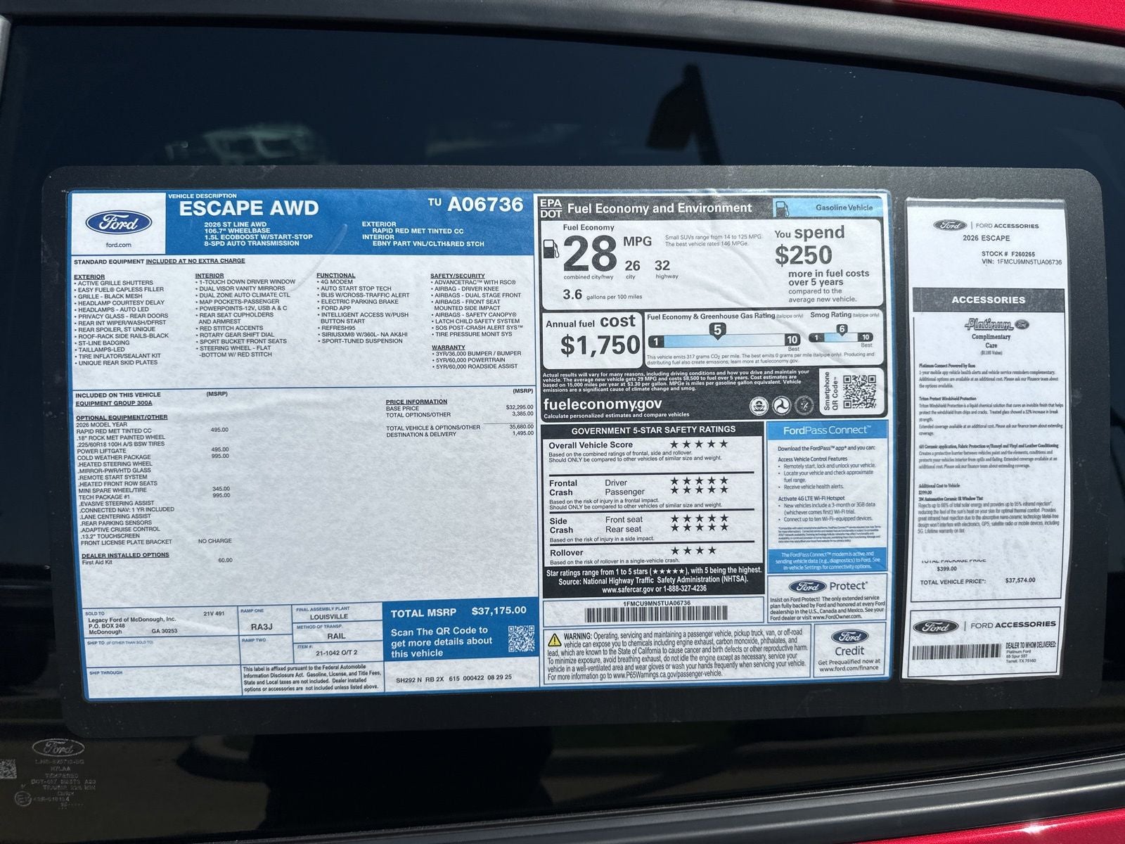 2026 Ford Escape ST-Line