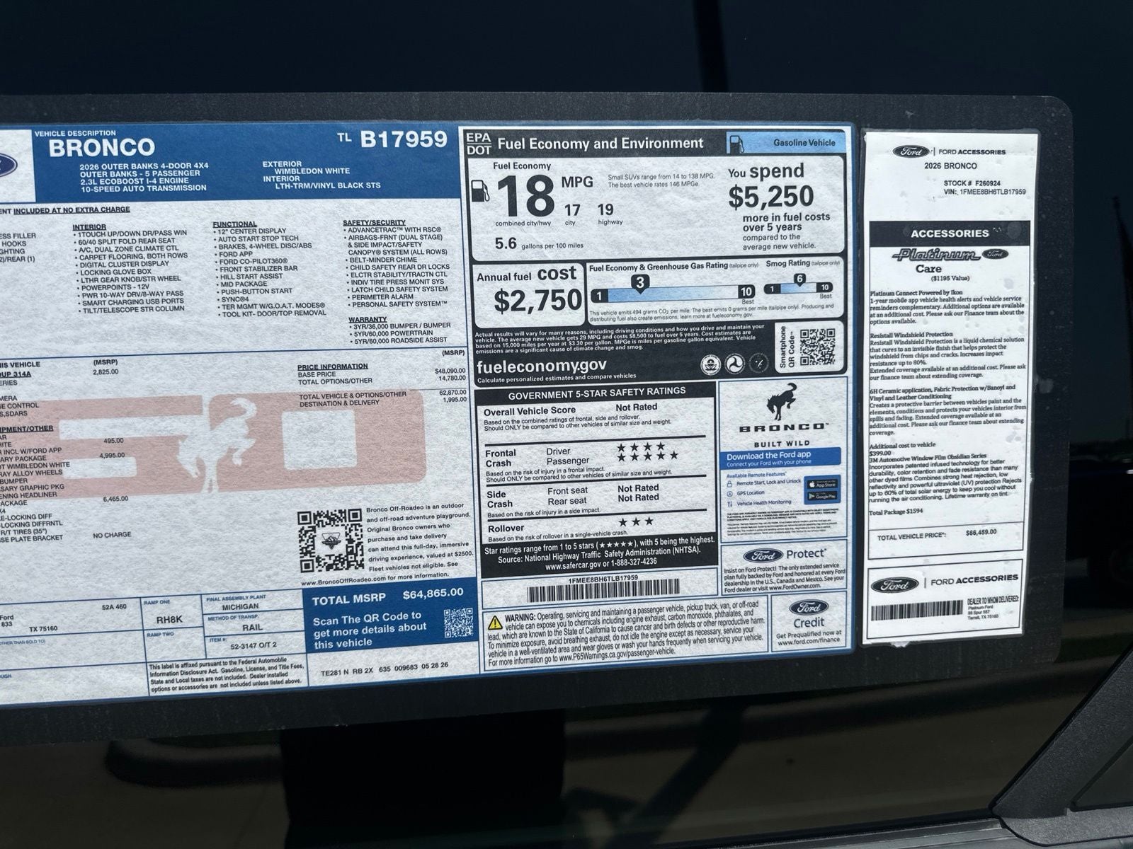 2026 Ford Bronco Outer Banks