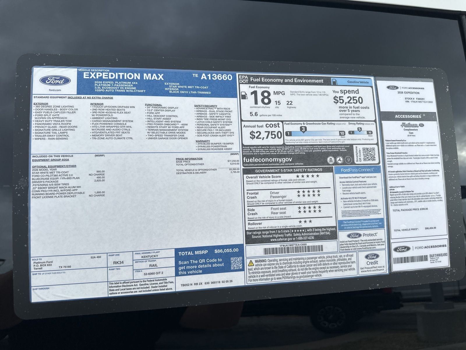 2026 Ford Expedition Max Platinum