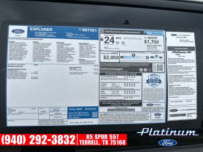 2026 Ford Explorer Platinum