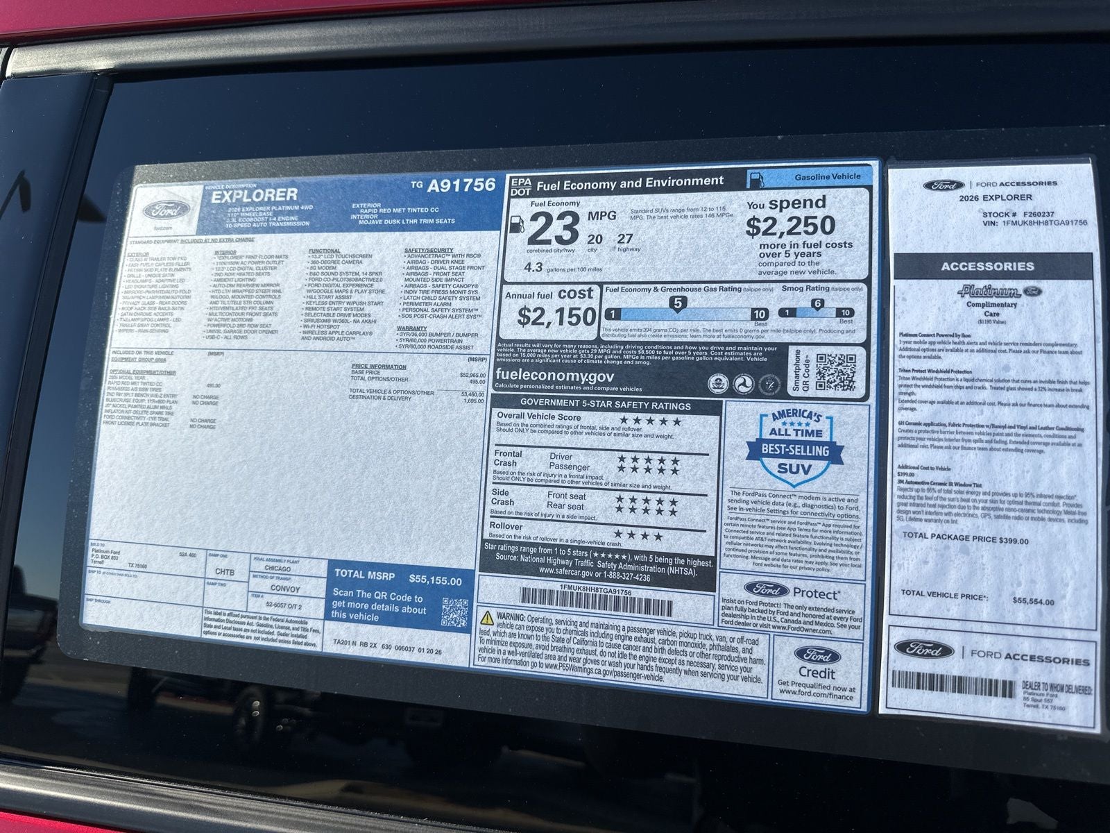 2026 Ford Explorer Platinum