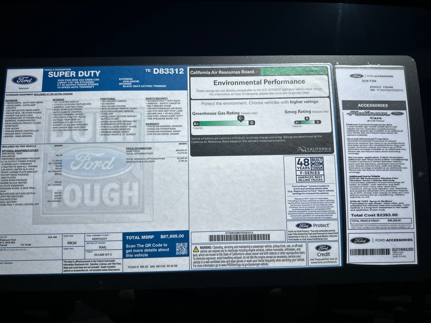 2026 Ford F-350SD Lariat DRW