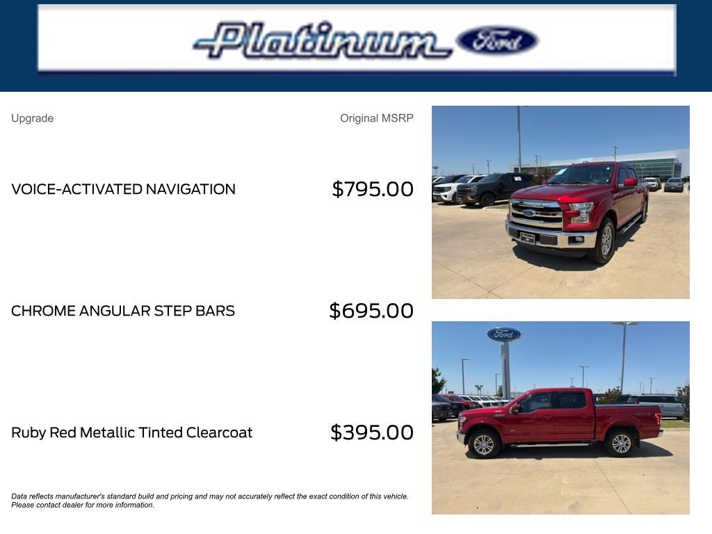 2016 Ford F-150 Lariat