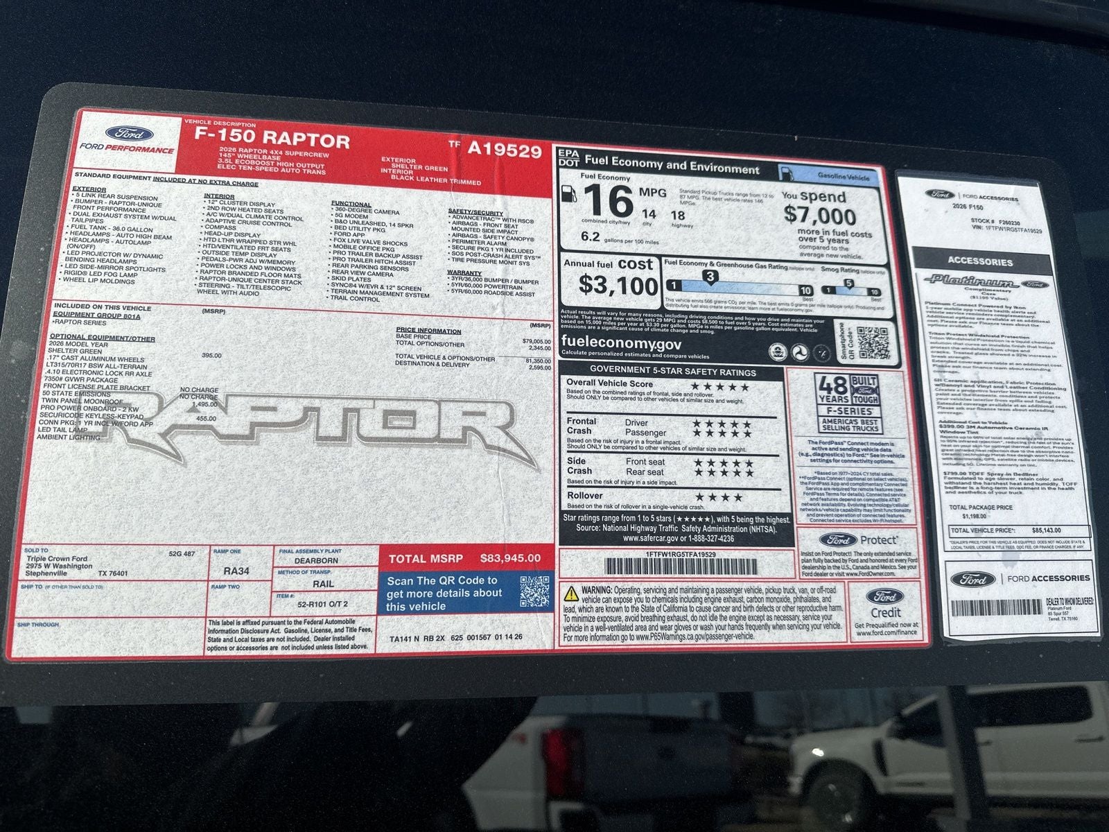 2026 Ford F-150 Raptor