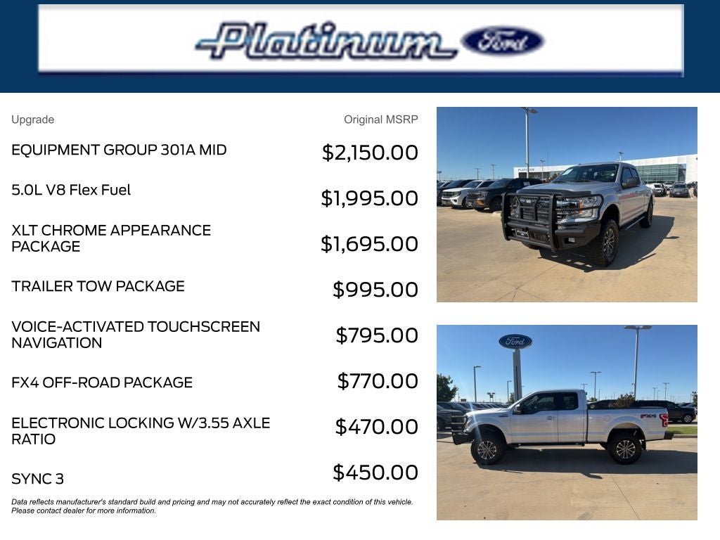 2018 Ford F-150 XLT