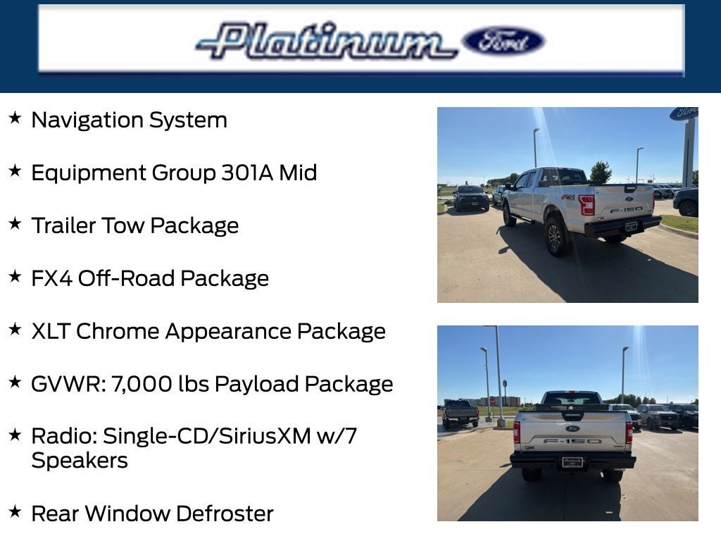 2018 Ford F-150 XLT