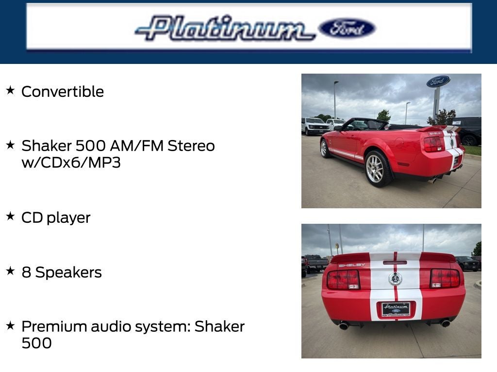 2007 Ford Mustang Shelby GT500