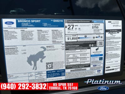2026 Ford Bronco Sport Big Bend