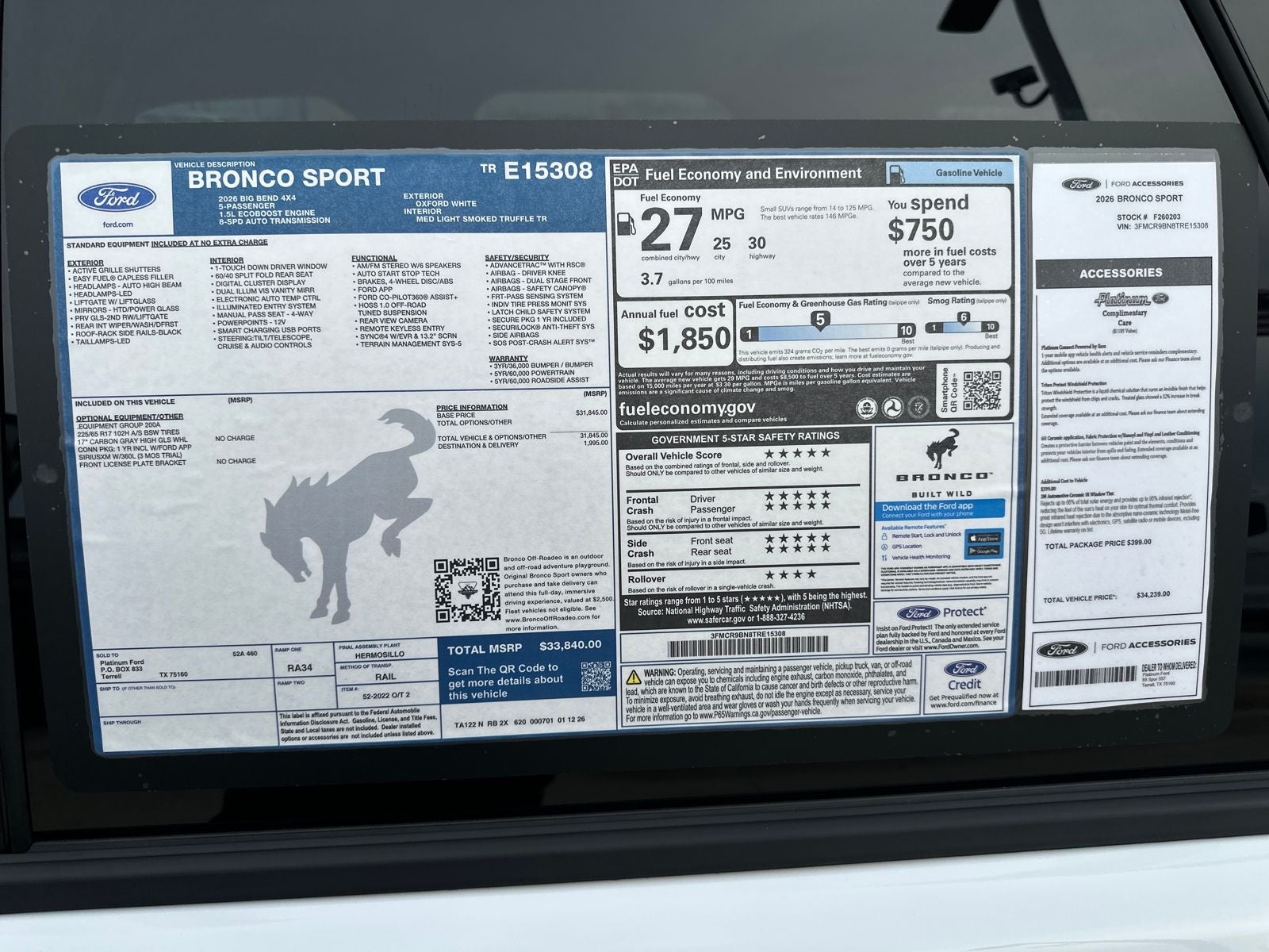 2026 Ford Bronco Sport Big Bend