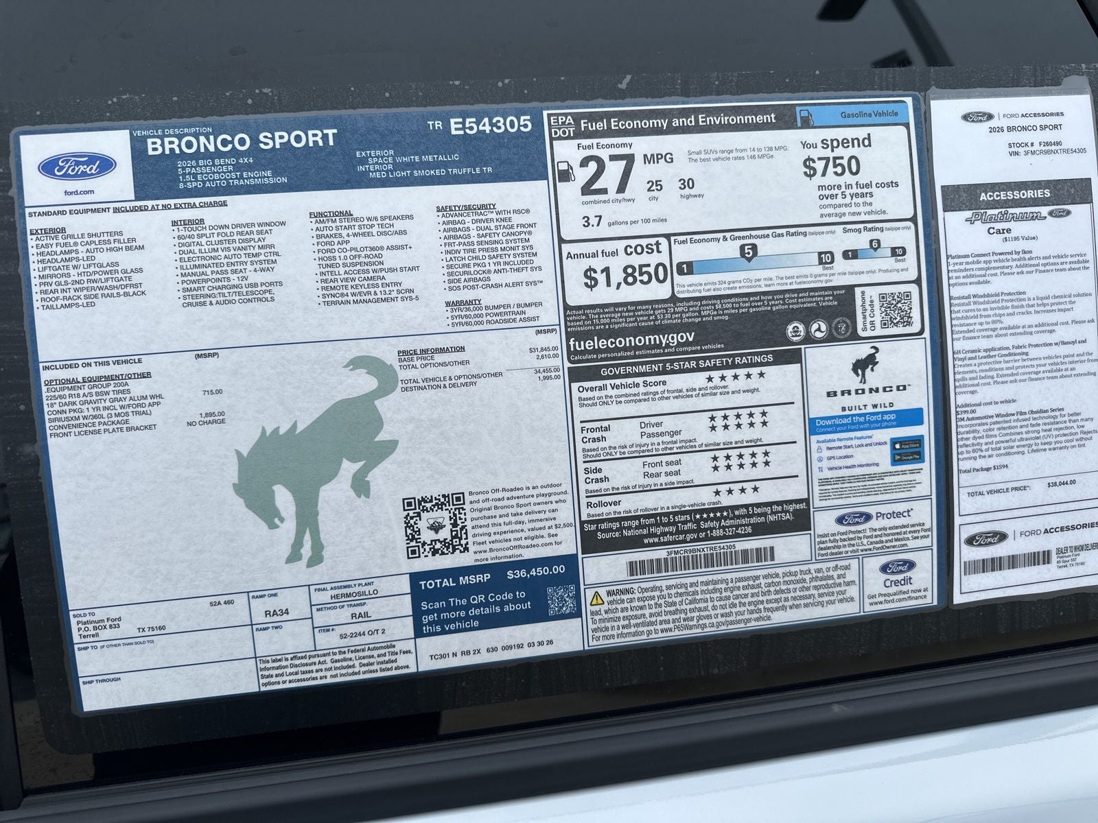2026 Ford Bronco Sport Big Bend