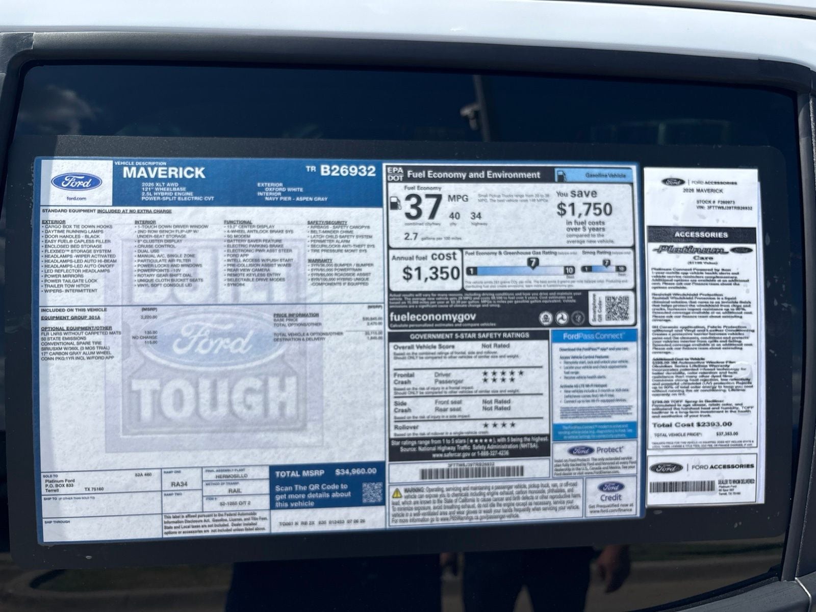 2026 Ford Maverick XLT